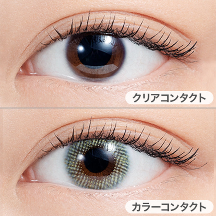 SABA TEISHOKU(さば定食)の装用写真,DIA14.2mm,着色直径13.0mm|エヌズコレクション(N's COLLECTION) ワンデーコンタクトレンズ