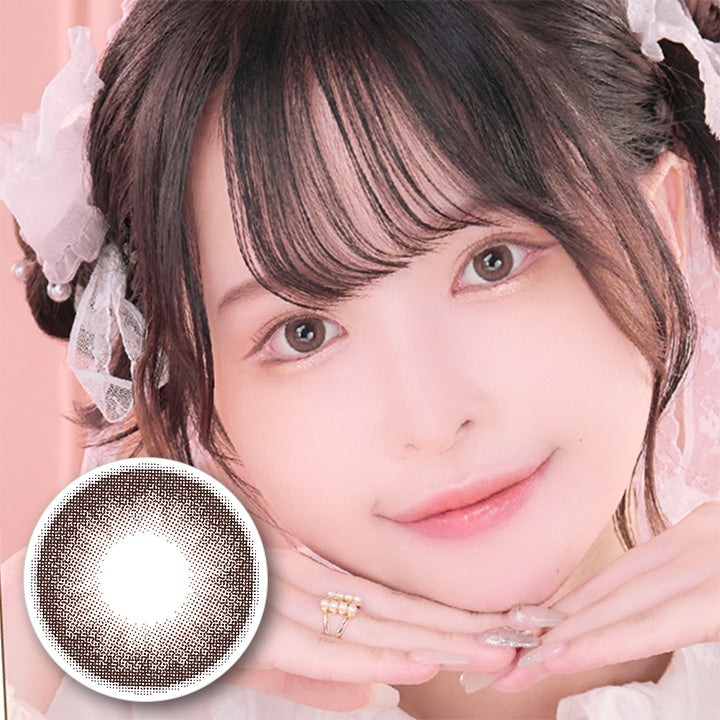 きゅるきゅるダークモカのモデル画像|プーチュ(PUUUUCHU) ワンデーコンタクトレンズ