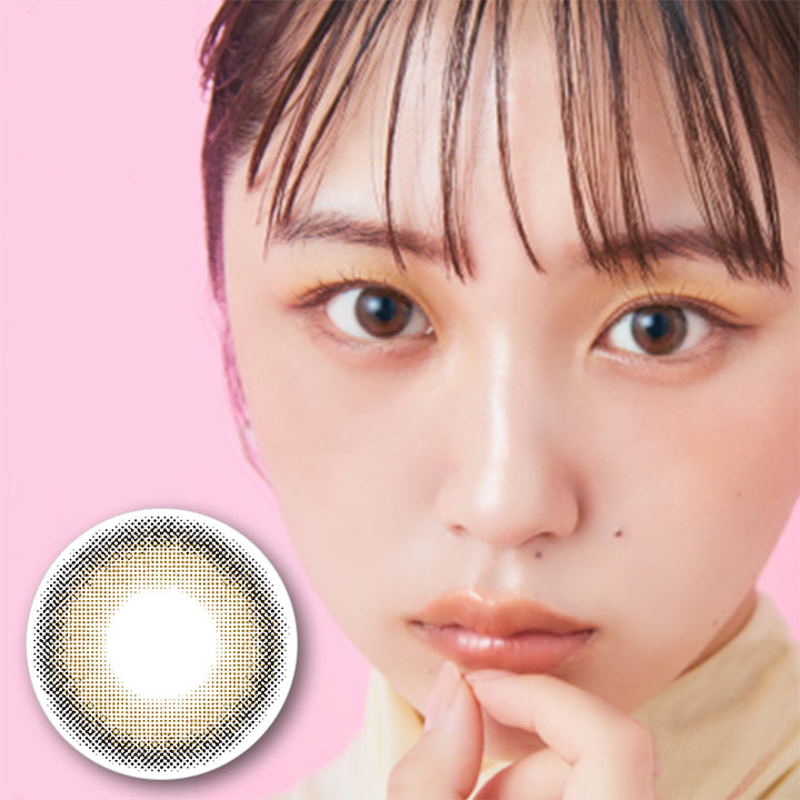 monthlyページ　ベージュ モテコンマンスリー(Motecon monthly) クリームベージュ | カラコン
