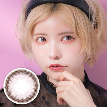 おしゃべりコンパクト ピンク・クリーム エンジェルカラーバンビシリーズワンデー 30枚 クリームピンク