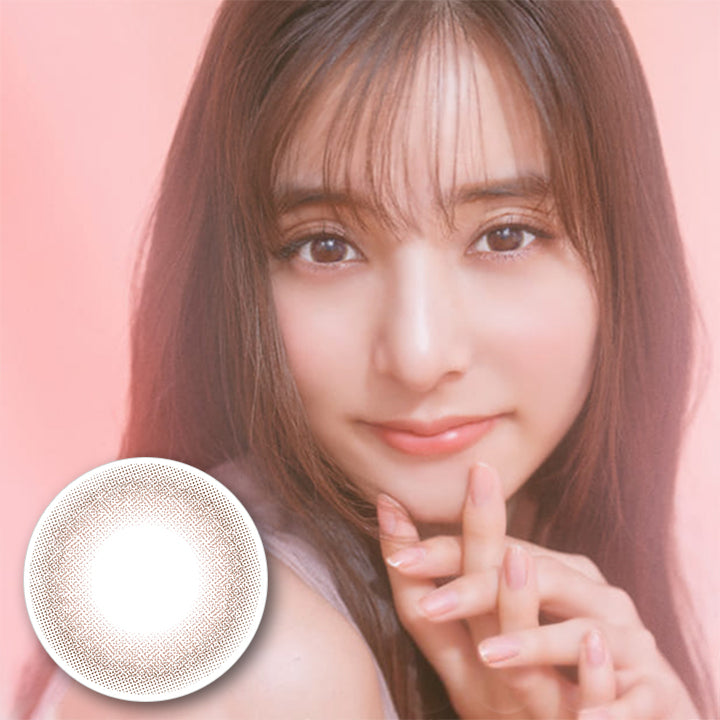 エバーカラーワンデーナチュラルのモデル画像|エバーカラーワンデーナチュラル(EverColor1day Natural)ワンデーコンタクトレンズ