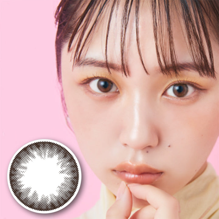 モテコンマンスリー(Motecon monthly),モカブラウン,Mocha Brown,1MONTH,2枚入,DIA14.2mm,BC8.6mm|モテコンマンスリー Motecon monthly 1ヶ月 マンスリーコンタクトレンズ