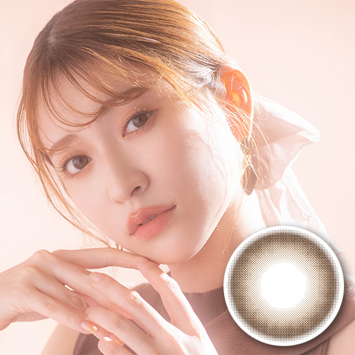 シークレットベア (Secret bear)のモデル画像|メロット(melotte)コンタクトレンズ