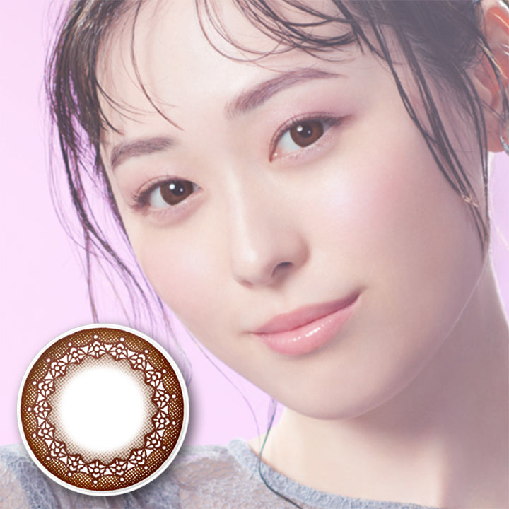 リッチメイクのモデル画像|アイコフレワンデー UV M(Eyecoffret1dayUV Ｍ) ワンデーコンタクトレンズ