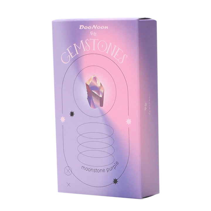 ムーンストーンパープル(Moonstone Purple)のパッケージ画像|ドゥーヌーンジェムストーンマンスリー(DooNoon GEMSTONES monthly) 3枚 マンスリーコンタクトレンズ