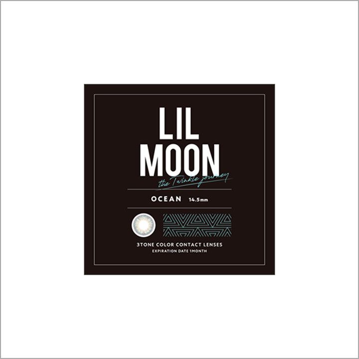 オーシャンのパッケージ画像|リルムーンワンマンス(LILMOON 1MONTH) 度あり コンタクトレンズ