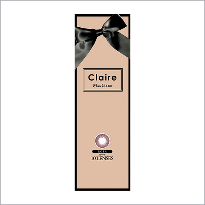 ローザのパッケージ画像|Claire by MAX COLOR(クレア by マックスカラー)コンタクトレンズ