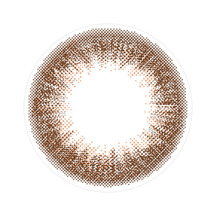 スウィートブラウンのレンズ画像|ルミア(LuMia) 14.2 ワンデーコンタクトレンズ