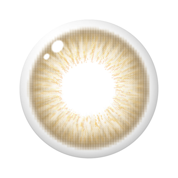 サンストーンブラウン(Sunstone Brown)のレンズ画像|ドゥーヌーンジェムストーンマンスリー(DooNoon GEMSTONES monthly) 3枚 マンスリーコンタクトレンズ