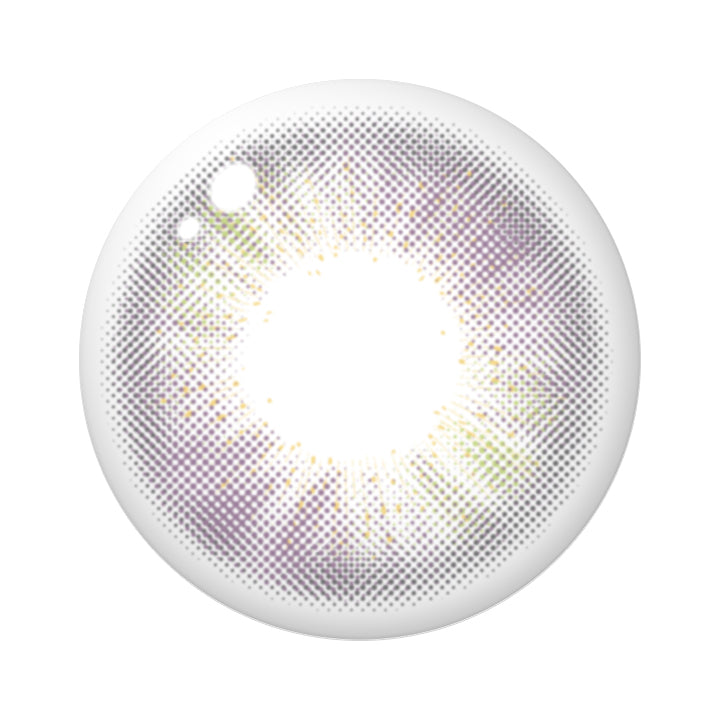 ムーンストーンパープル(Moonstone Purple)のレンズ画像|ドゥーヌーンジェムストーンマンスリー(DooNoon GEMSTONES monthly) 3枚 マンスリーコンタクトレンズ